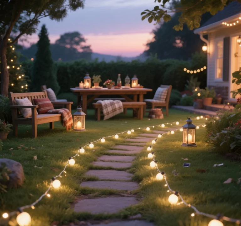 solar string lights for outside